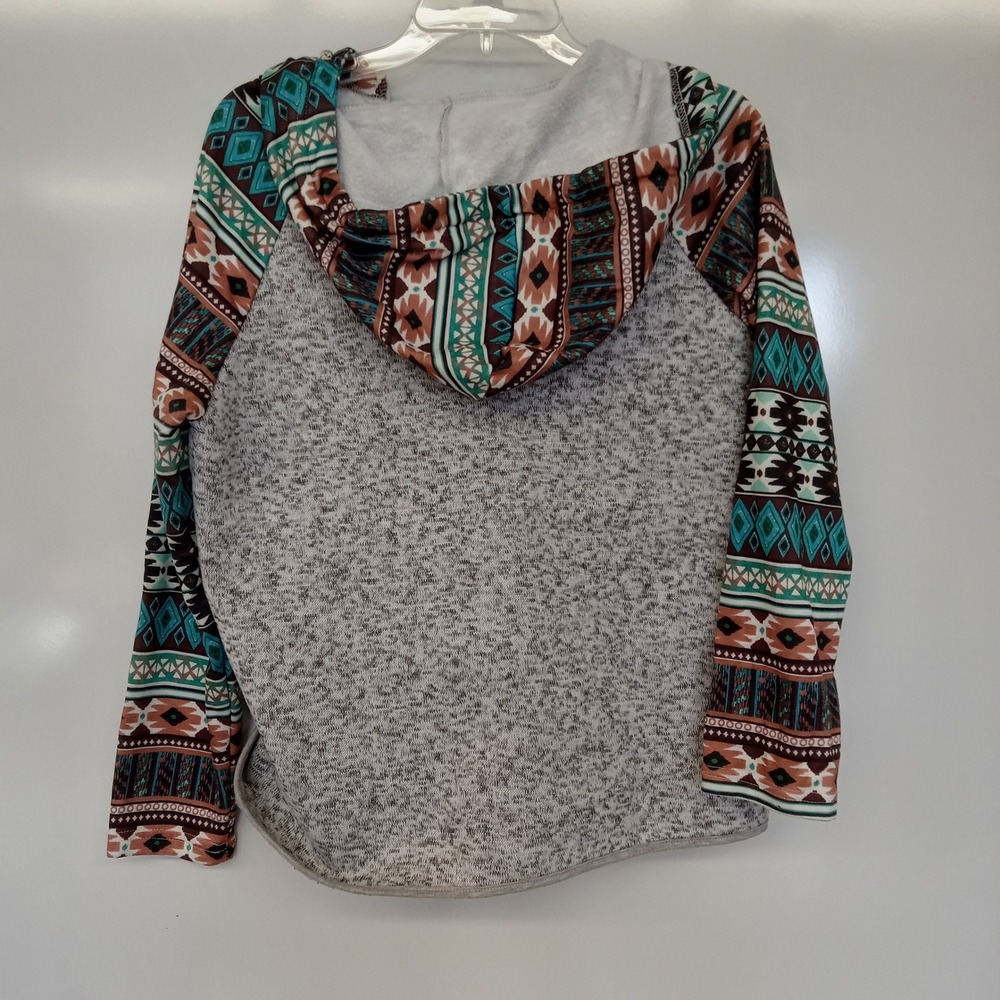 Kansas City Chiefs KC Football NFL Aztec Tribal Hoodie Boho Women's‎ Size L - Picture 2 of 4